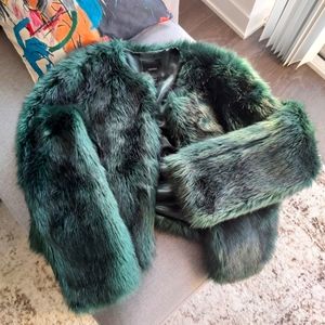 COPY - Faux fur coat sz L